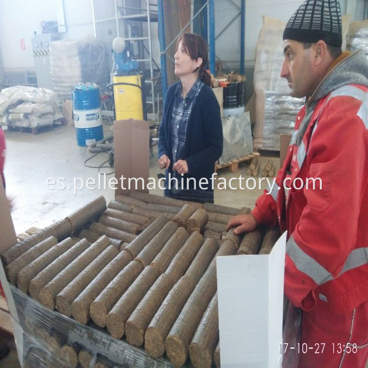 máquina de fabricación de pellets de paja de venta caliente